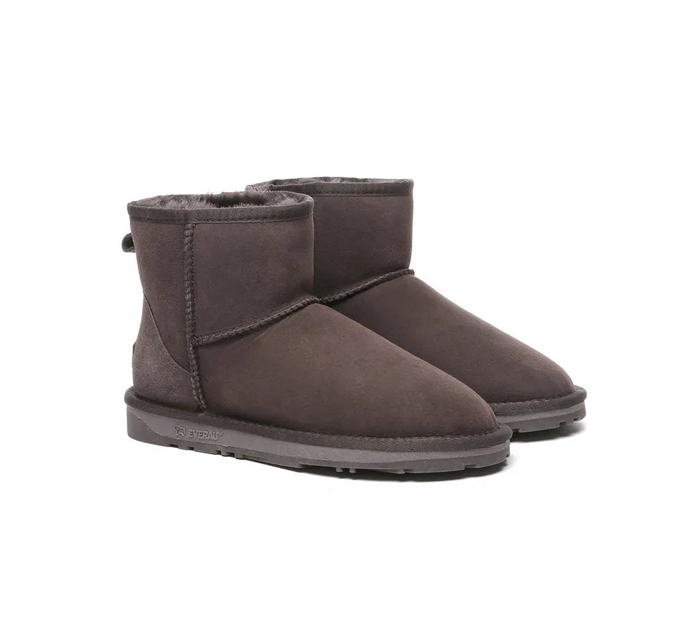 UGG Boots Double Faced Sheepskin Wool Ankle Mini Classic Boots