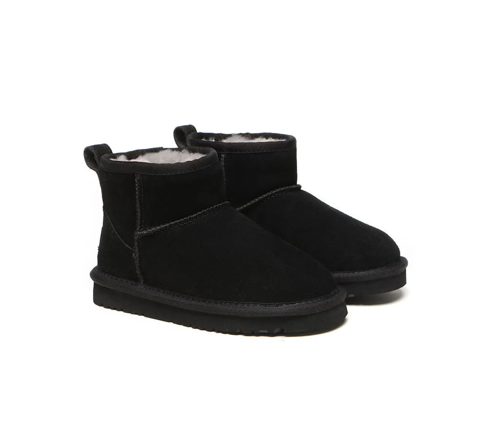 UGG Boots Kids Mini Classic Sheepskin Wool Boots Noel