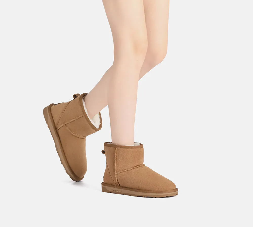 UGG Boots Sheepskin Wool Ankle Boots Mini Classic Suede