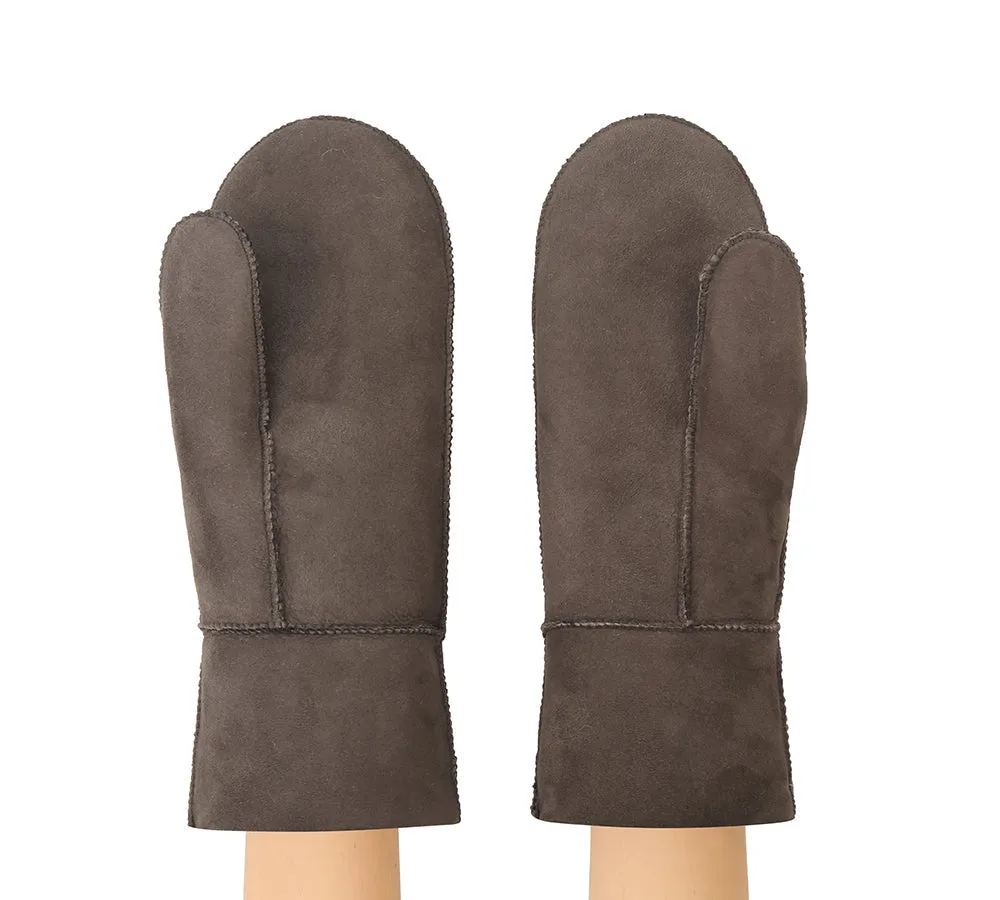 UGG Gloves Fluffy Sheepskin Wool Mittens