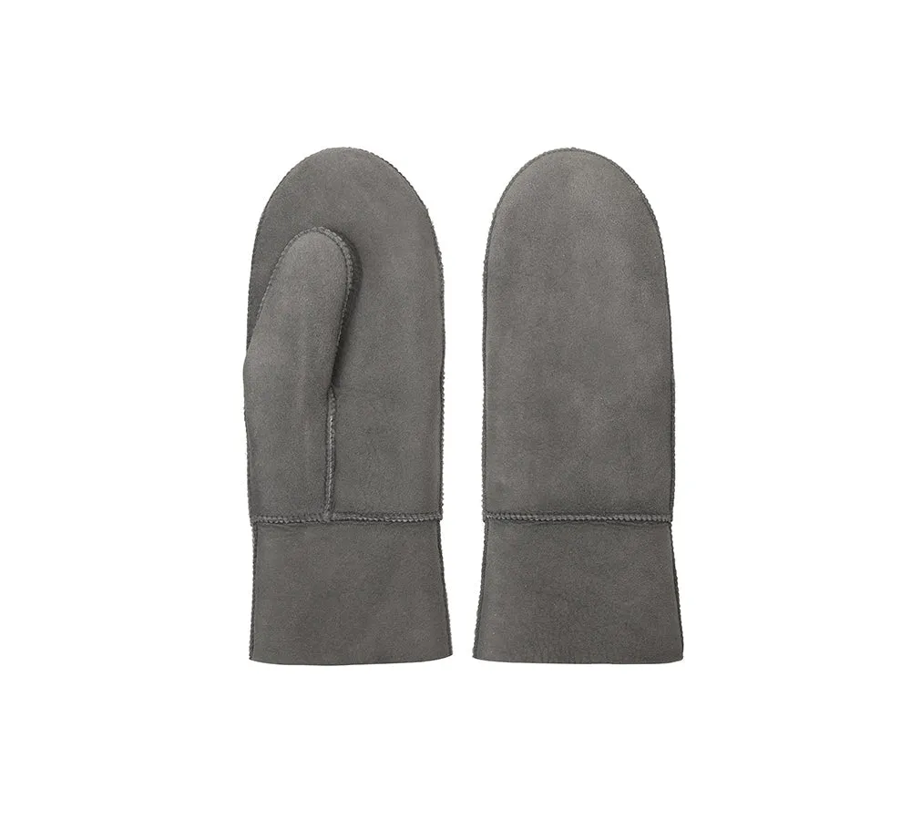 UGG Gloves Fluffy Sheepskin Wool Mittens