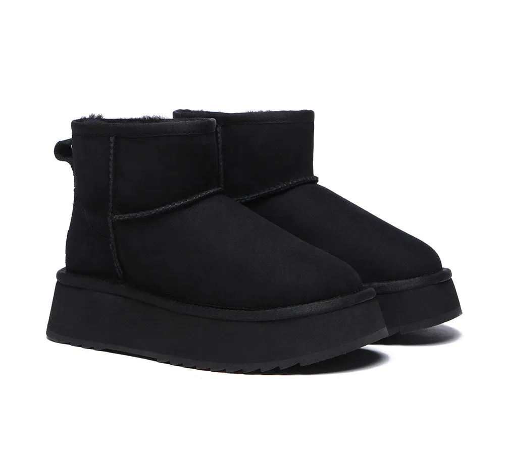 Ugg Mini Platform Ugg Boots Thick Bottom Mini Classic