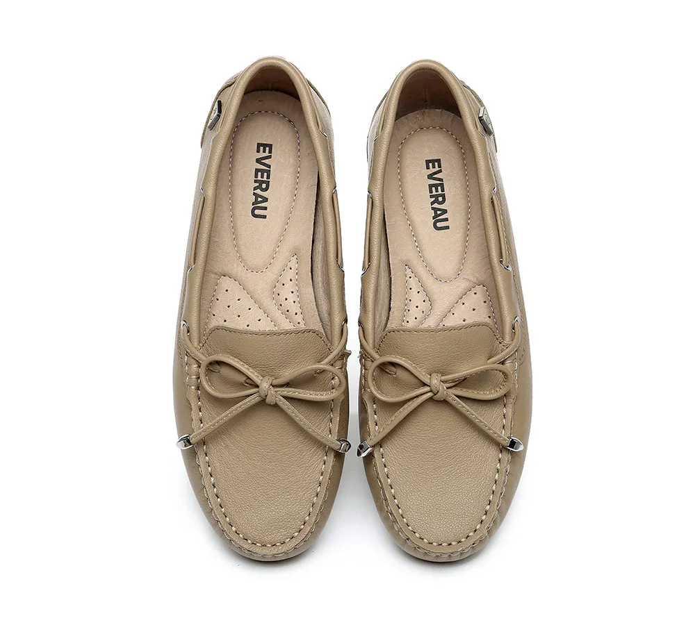 UGG Moccasins Women Summer Leather Loafers Flats Nonslip Frida