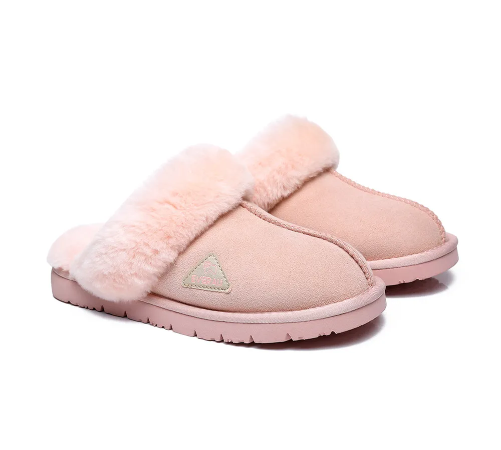 UGG Slippers Women Men Premium Sheepskin Wool House Slippers Muffin