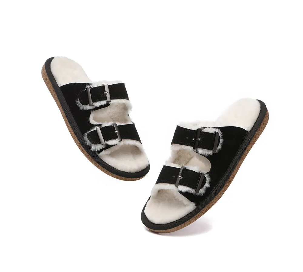 UGG Women Adjustable Buckle Sandal Slides Alcie