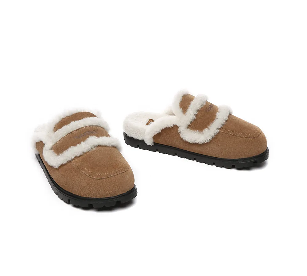 UGG Women Sheepskin Wool Shearling Lined Slippers Remi