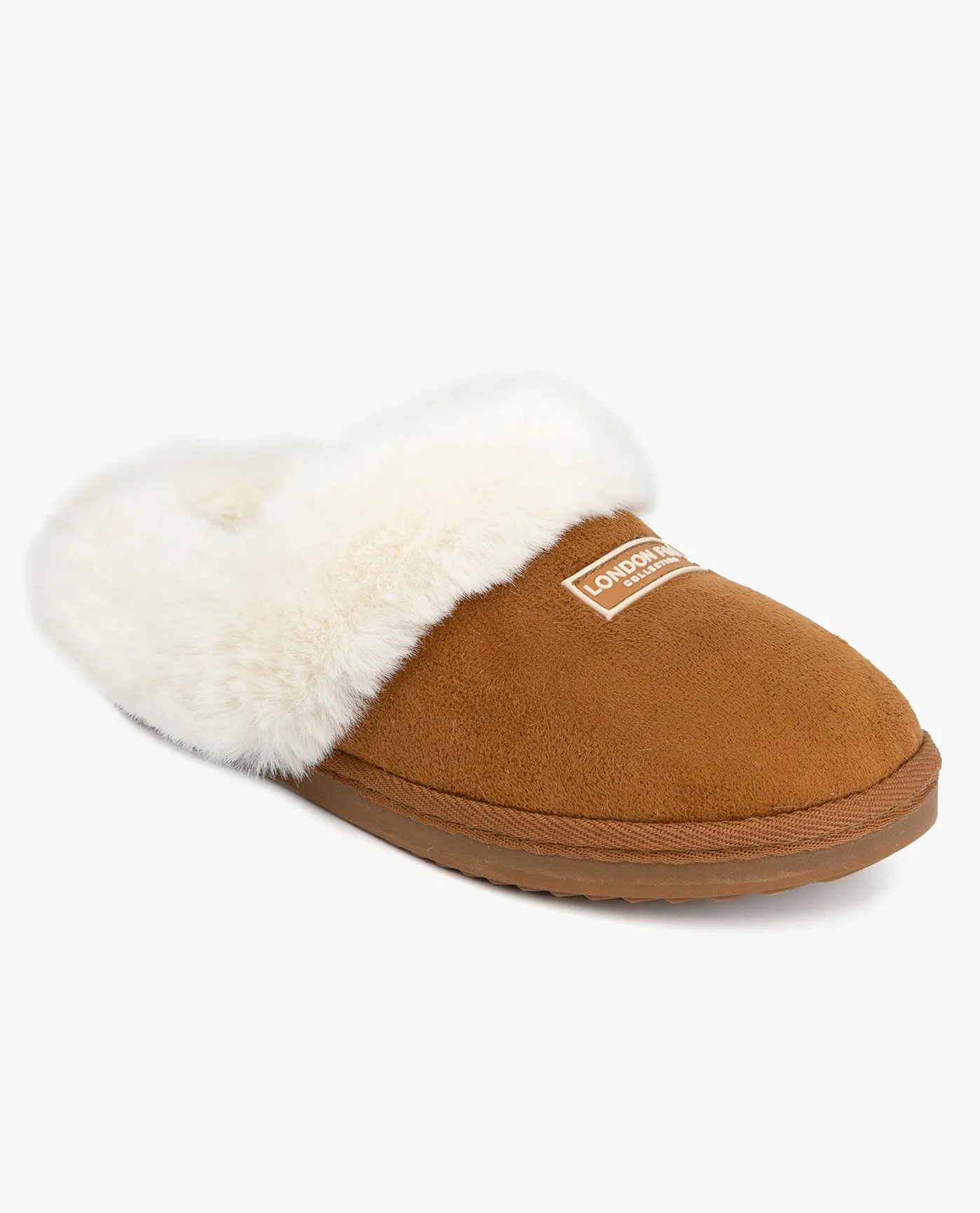 WOMENS JOSLYN FAUX FUR SLIPPER